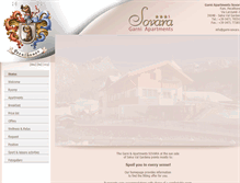 Tablet Screenshot of garni-sovara.it